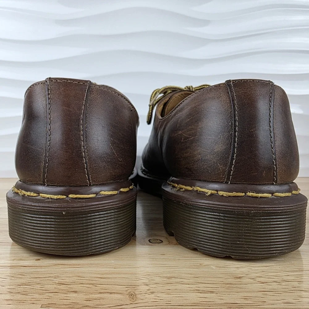 Dr Martens 1561 Oxford Shoe Mens 12 US 11 UK Brown Leather 4 Eye Made In England Dr Martens 1561 Oxford Shoe Mens 12 US 11 UK Brown Leather 4  main image 4